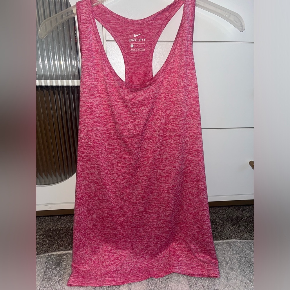 NWT pink Nike tank Size L